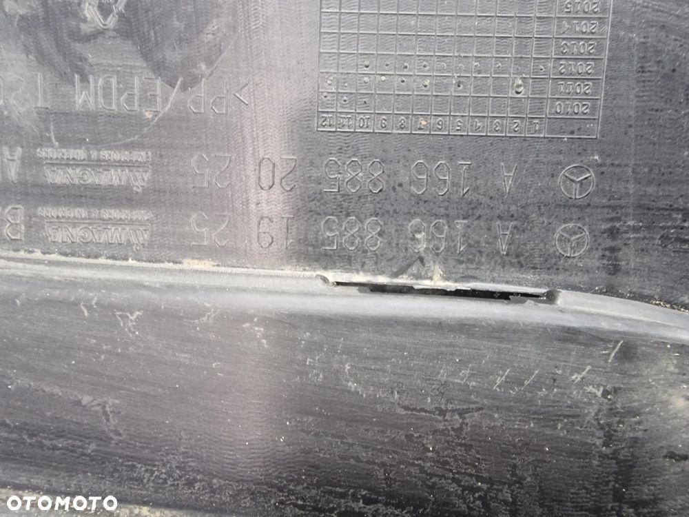 MERCEDES ML W166 11- DYFUZOR / SPOJLER ZDERZAKA TYLNEGO TYLNIEGO TYŁ , NR A1668851925 / A1668852025 , NR AUKCJI DT219 - 25