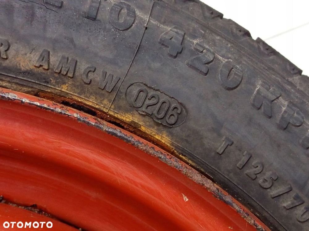 KOŁO DOJAZDOWE ZAPASOWE SUZUKI SWIFT VW R15 4x100 125/70R15 - 6