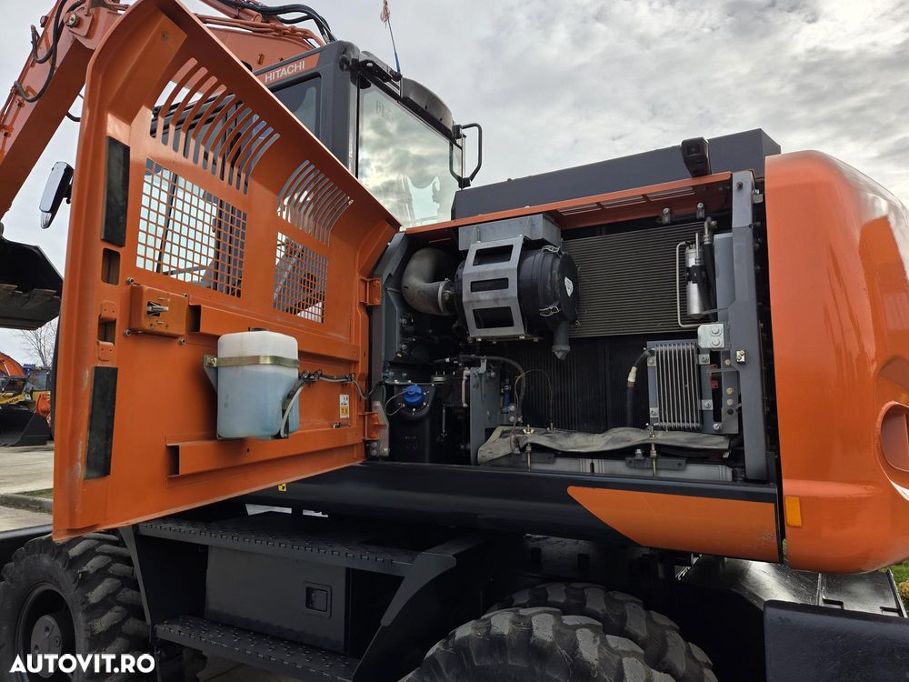 Hitachi PE ROTI, 20t, Cupa NOUA 1,2mc, 2022, 4.565h, LAMA NIVELARE si CALE, inst picon pe brate, consum mediu 7 litri pe ora, Ad sapare 6m, ridica 7 tone, latime 2,49m, Inst picon, camera spate, camere laterale, ULTIMA GENERATIE seria 7,  PROMOTIE-116.900Eur - 32