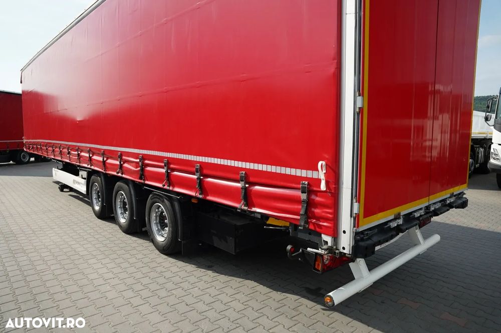 Wielton CORTINĂ WIELTON / MEGA / ACOPERIȘ CULISANT / SISTEM BDE - STALPINI CULISANTI / SAF - 11