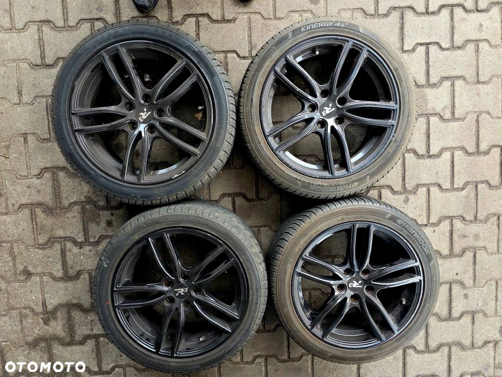 5x112 Koła Zima Alu Czarne 17 cali Opony 225/45 Gratis Audi Skoda VW Grupa VAG - 8