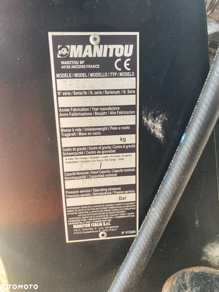 Wciągarka Manitou 3 tony, rok 2021 - 5