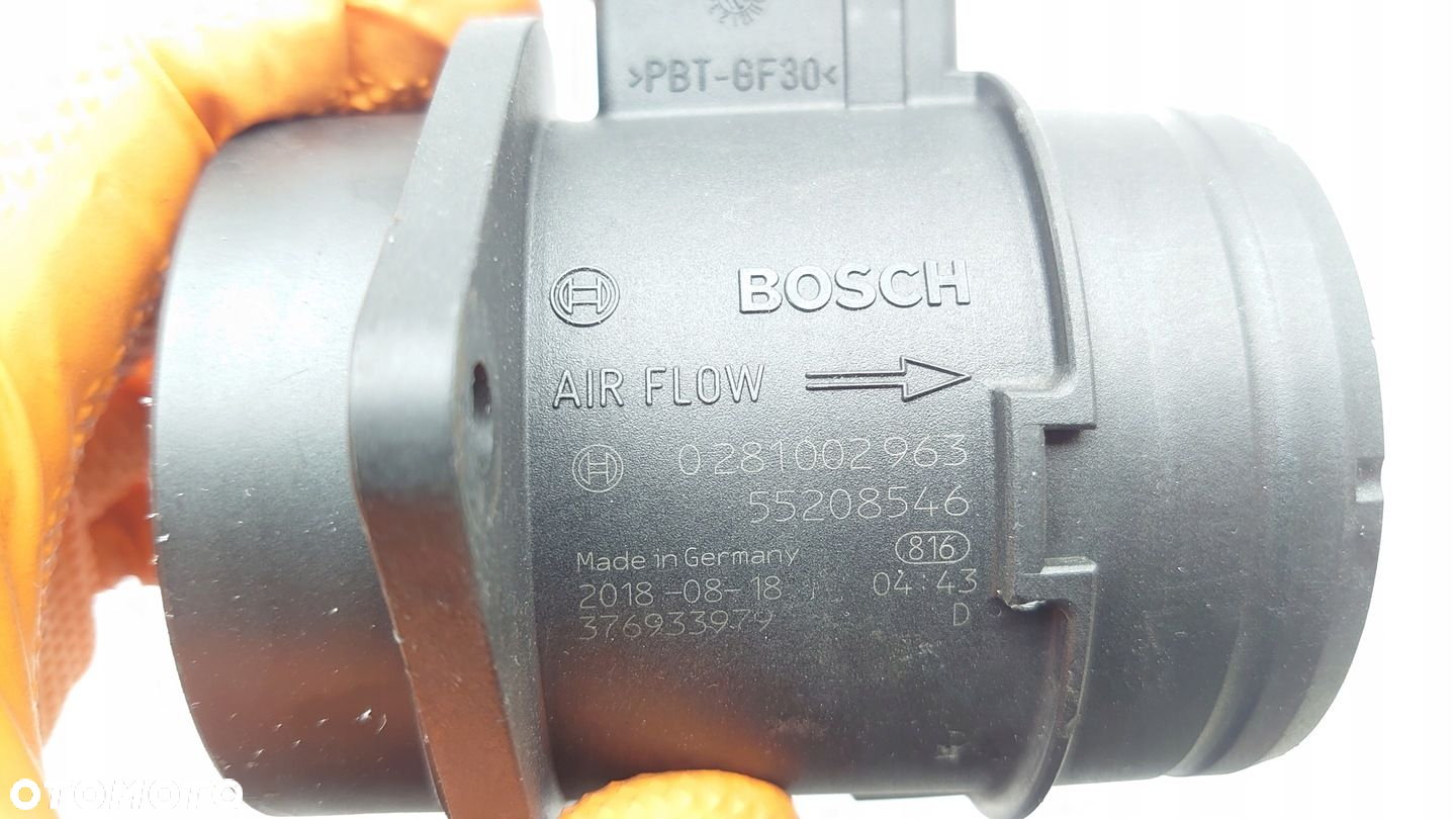 PRZEPŁYWOMIERZ POWIETRZA BOSCH FIAT FIORINO, QUBO 1.3 MULTIJET 0281002963 - 5