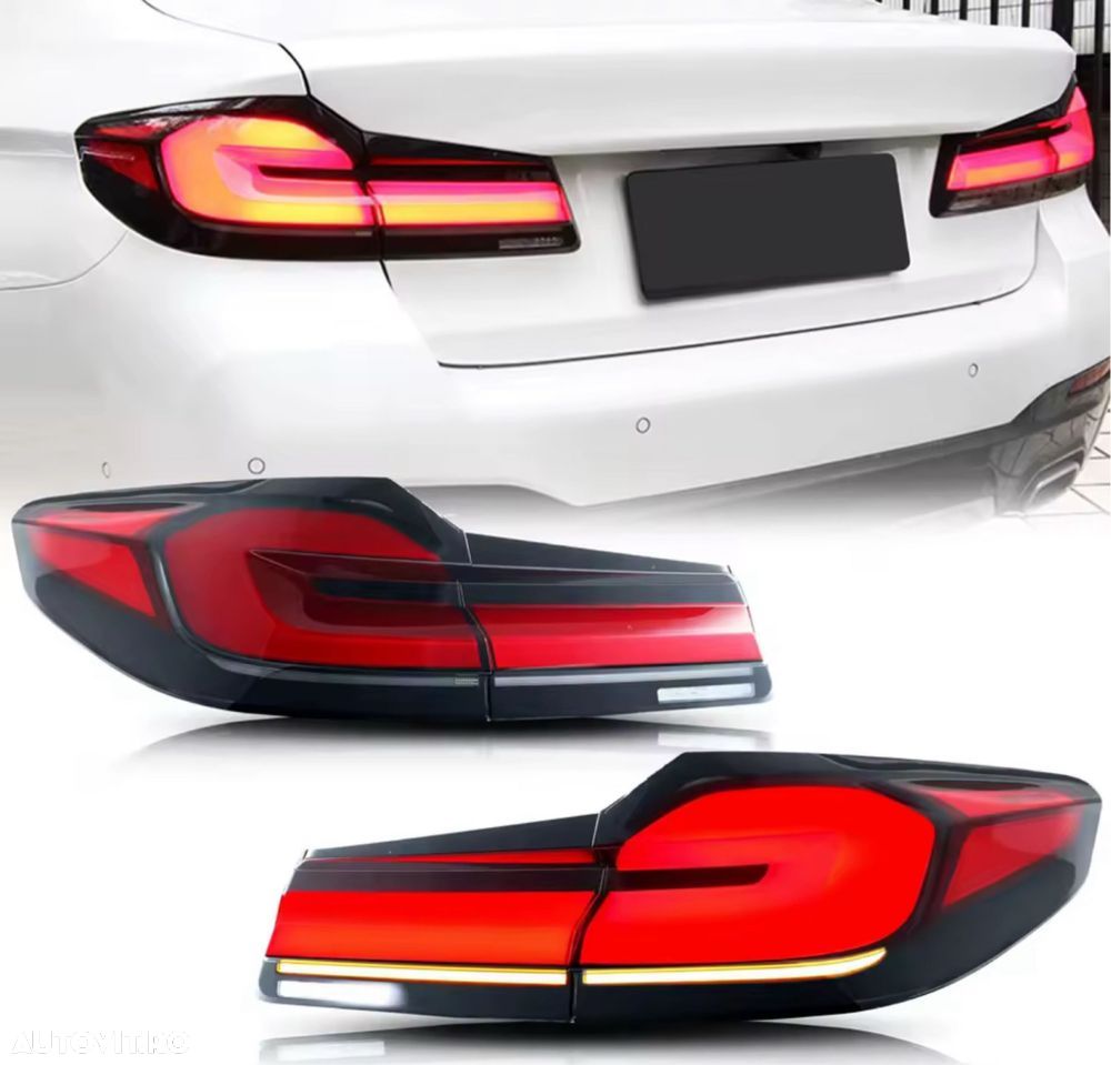 Set Stopuri Full LED Lampi Triple Lampa Spate Bmw Seria 5 G30 2017-20 - 1