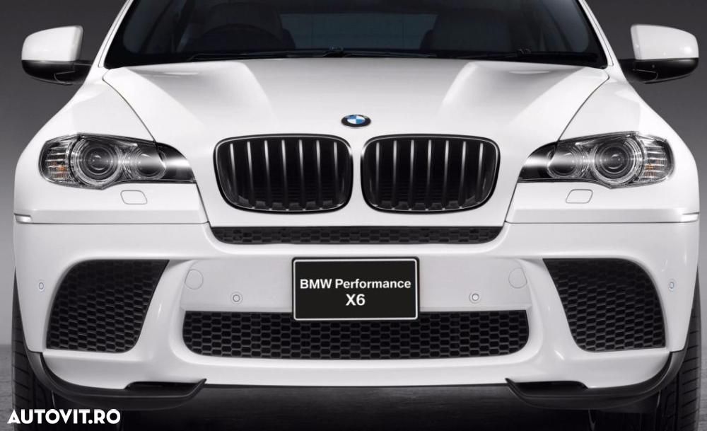 GRILEpentru BMW X5 X6 E70 E71 model PERFORMANCE Culoare Negru Mat / Lucios  CALITATE PREMIUM ⭐️⭐️⭐️⭐️⭐️ - 1