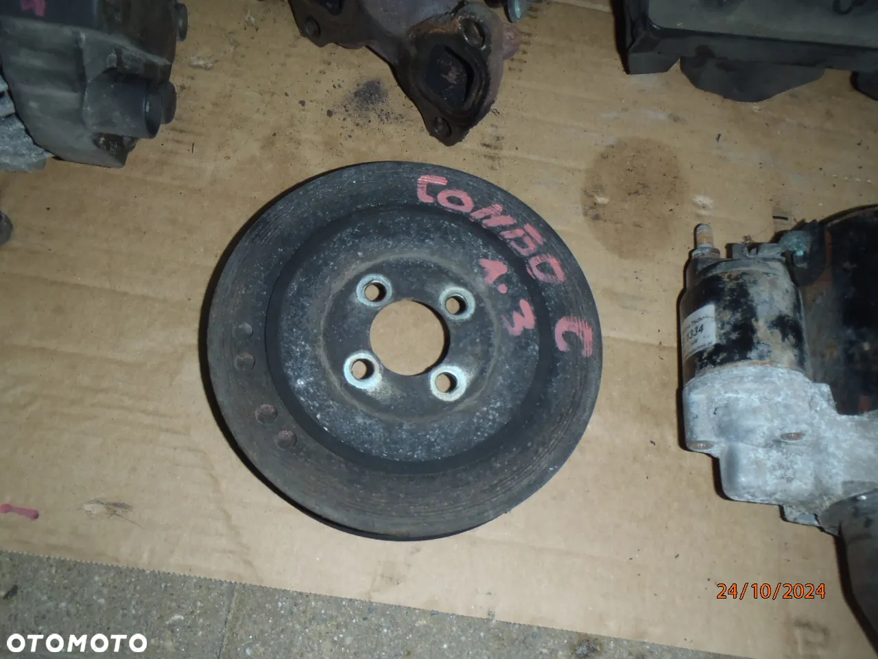 kolektor ssący alternator sprężarka sprzęgło docisk tarcza  dwumasa dwumas chłodniczka oleju opel corsa combo astra meriva 1.3 cdti - 35