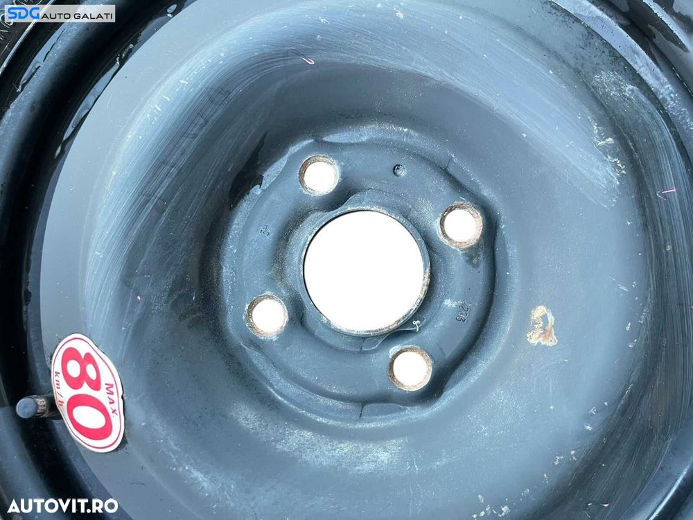 Janta Roata Rezerva Slim 31-2jx15h2x45 125 80 15 R15 4x100 Rover 200 25 45 MG ZR ZS 1995 - 2005 Cod RRC116520 [B4194] - 6