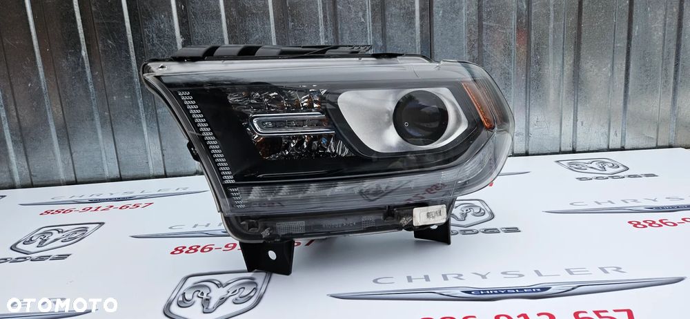 Dodge Durango III LIFT 2014- Kompletny reflektor lewy Lampa lewa P68299131AD Kompletny reflektor prawy Lampa prawa P68299130AD KOMPLETNY lampy Oryginalne MOPAR WERSJA RT GT CZARNE ŚRODKI - 19