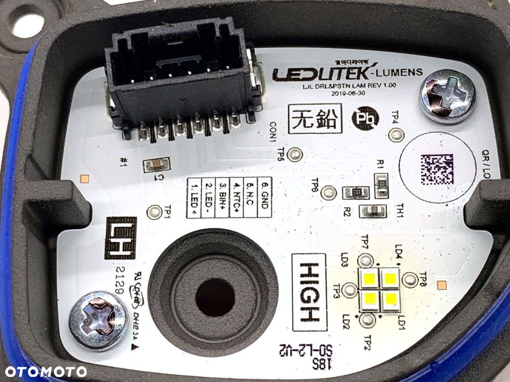 MODUŁ LED JEŻ  RENAULT ARKANA I (LCM_) 2019 - 2022 1.5 E-TECH 145 69 kW [94 KM] Hybryda silnik - 4