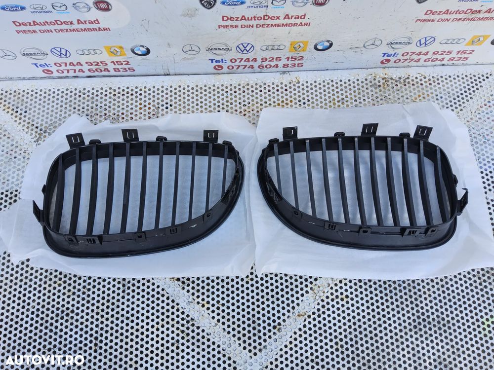 Grile capota BMW E60 an 2003-2009 grile nări capota negru mat BMW seria 5 e60 - 3