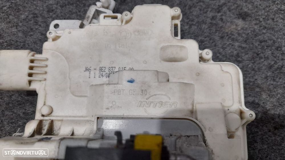 FECHO FECHADURA PORTA FRONTAL FRENTE ESQUERDA 8E2837015AA AUDI A4 B7 2.0 TDI BPW SLINE S-LINE S LINE - 7