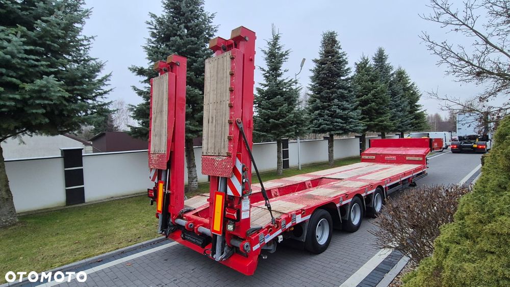 Langendorf NACZEPNA///NISKOPODWOZIOWA/// LANGENDORF///2022///HYDRAULICZNE  NAJAZDY///OŚ SKRĘTNA///OŚ PODNOSZONA///WYŚWIETLACZ OBCIĄŻENIA///WCIĄGARKA/// MAŁO UŻYWANA///STAN BARDZO DOBRY - 5