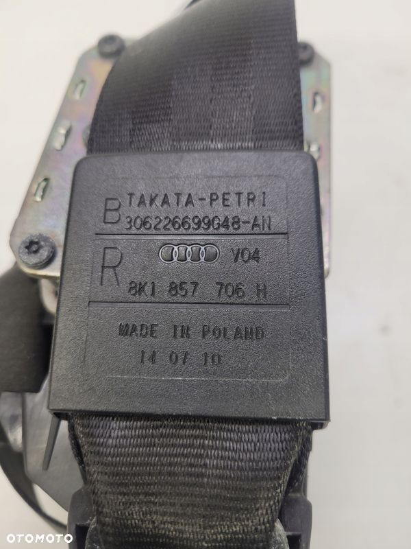 PAS BEZPIECZEŃSTWA PRAWY AUDI A4 B8 8K1857706H - 4