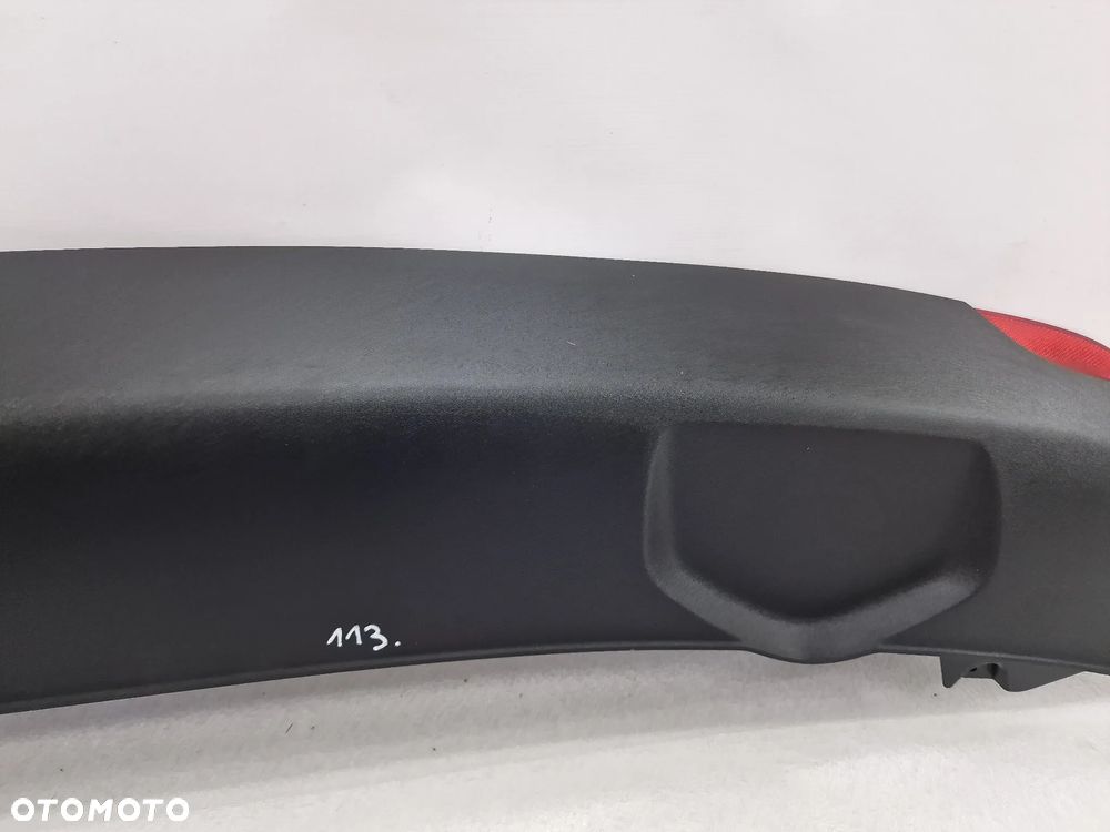 AUDI A1 8X0 10- DYFUZOR / SPOJLER ZDERZAKA TYLNEGO TYLNIEGO TYŁ + DWA ODBLASKI , NR 8X0807421 , NR AUKCJI DT113 - 5