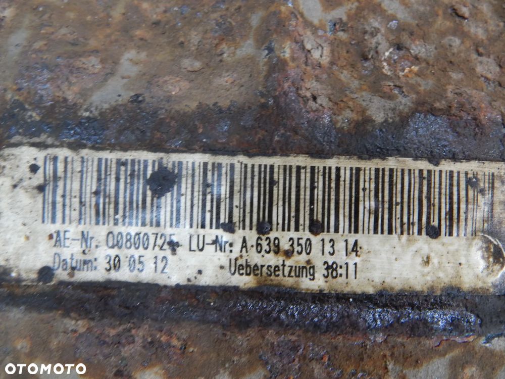 Most tył dyfer tył 2.2 CDi Mercedes Vito Viano 639 w639 04-17 Lift Łuków części - 5