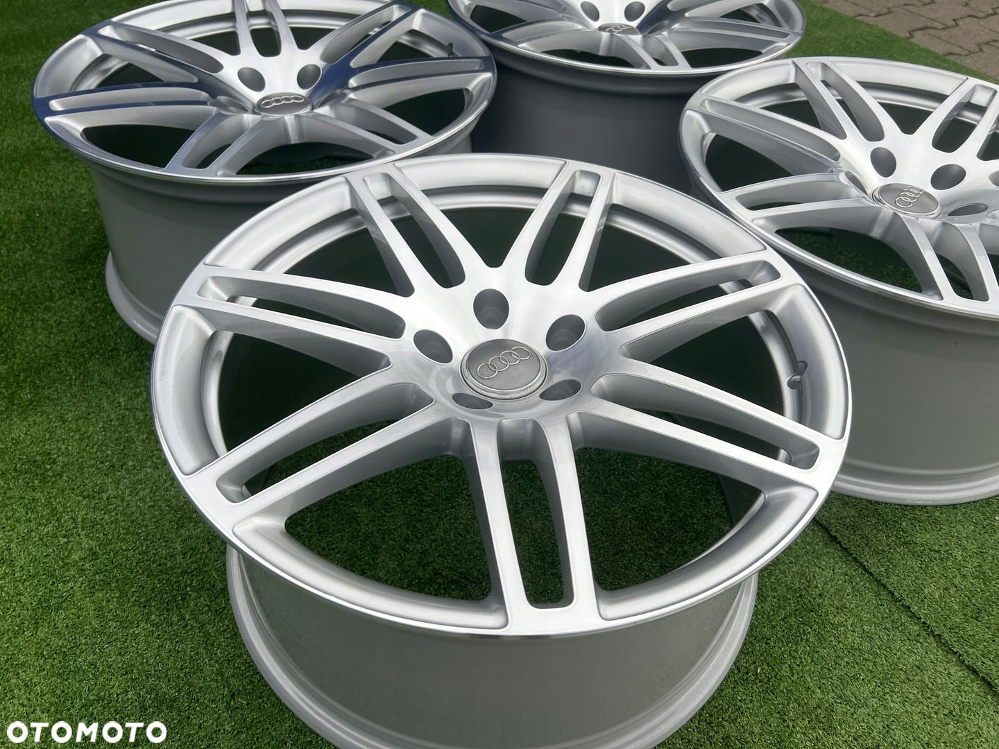 KOMPLET FELG FELGI ALU AUDI 4L0 Q7 S LINE 21 5X130 ET44 ORYGINALNE - 6
