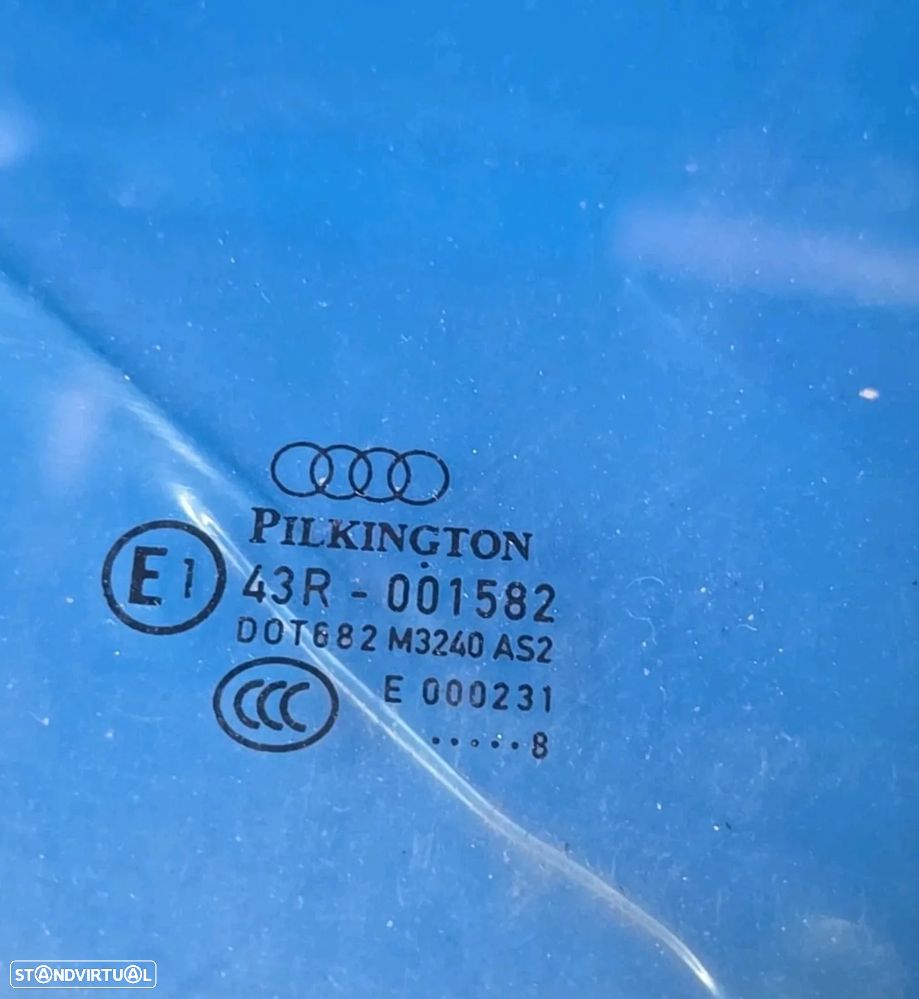 Vidro Porta Frente Direita Escuro Original Audi Q7 4L 2006+ - 4
