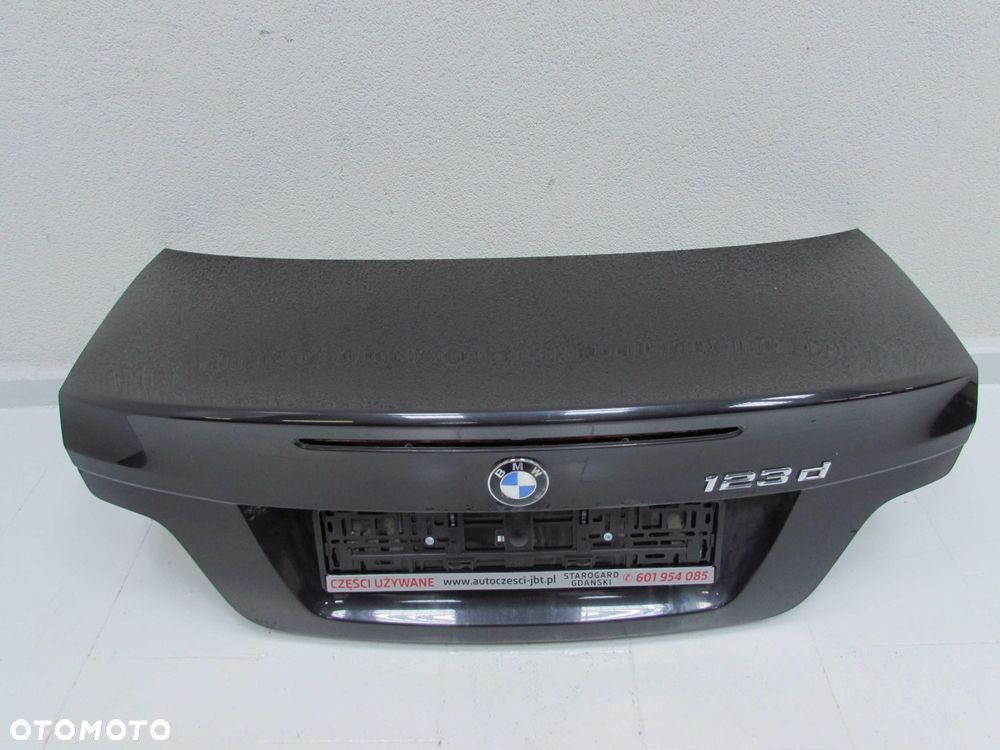 BMW 1 E82 M1 04-12 KLAPA BAGAZNIKA TYL BLACK SAPPHIRE METALIK - 2