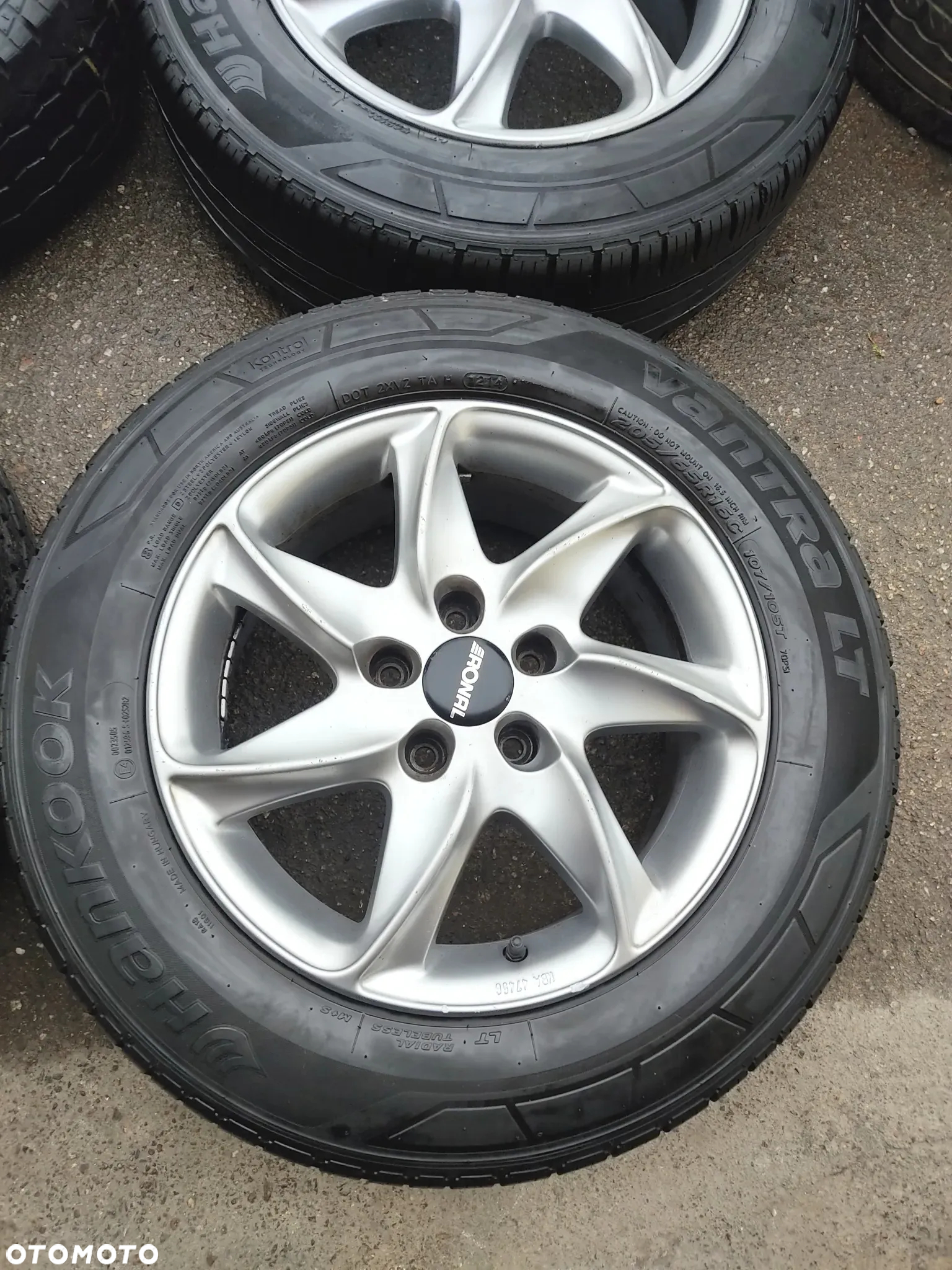5x112 Alufelgi Felgi Aluminiowe Koła Letnie Lato 16C 16 MERCEDES V KLASA VIANO VITO W639 W638 VW T4 Transporter Caravelle Multivan Legnica ALU-RAD 205/65 6,5mm - 5