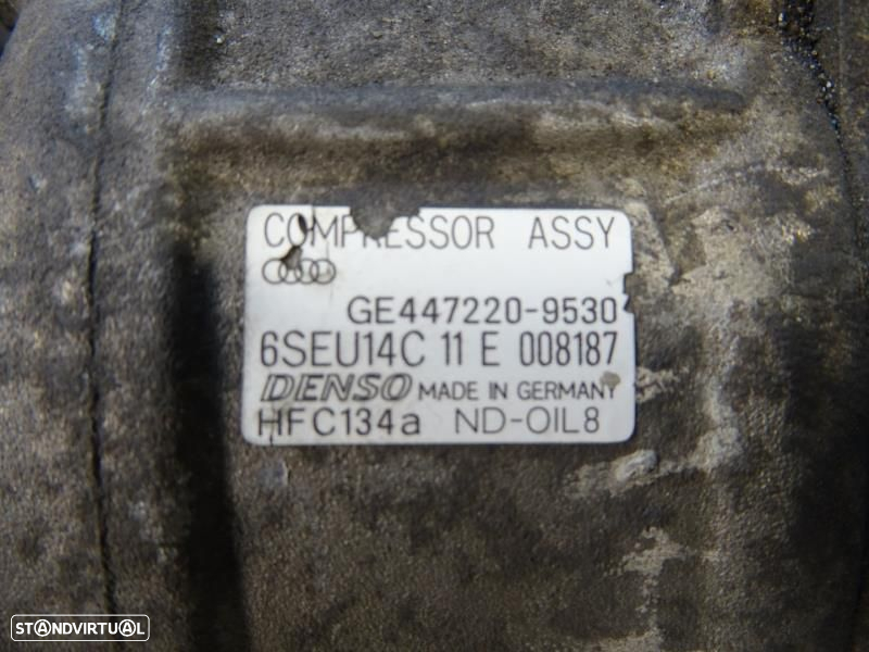 Compressor Do Ac / Ar Condicionado Audi A4 (8E2, B6)  4472209530 / 447 - 7