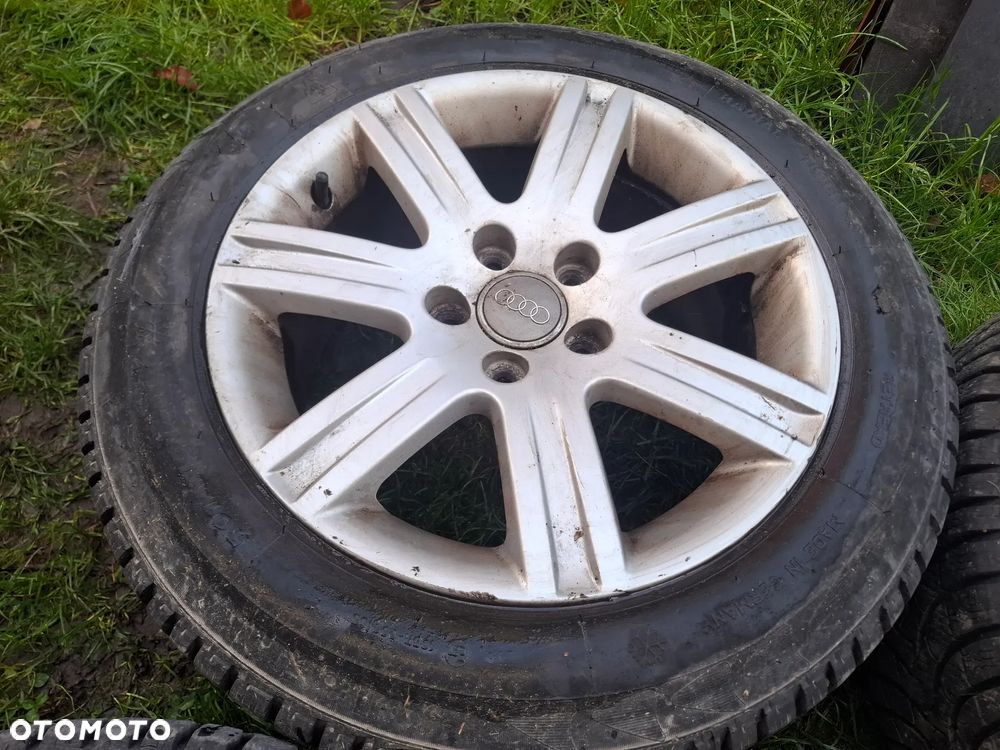 ALUFELGI FELGI KOLA AUDI A4 A6 5X112 ET45 4F0601025AG OPONY ZIMA 205/55 R16 SLASK WYSYLKA - 6