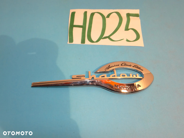 H025 HONDA SHADOW EMBLEMAT ZNACZEK NA BAK ZBIORNIK PALIWA PRAWA STRONA