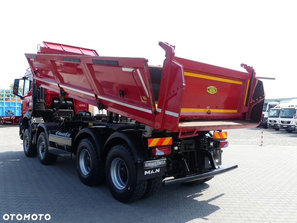 MAN TGS 41.470 / 8x8 / WYWROTKA MEILLER 3-STR HYDROBURTA / MANUAL / - 3