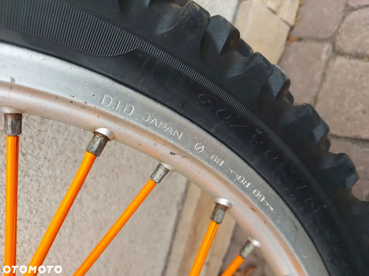 KTM EXC SX SXF FELGA KOŁO PRZÓD OŚ 26mm 525 450 400 250 125 350 530 KOŁO DID JAPAN - 6