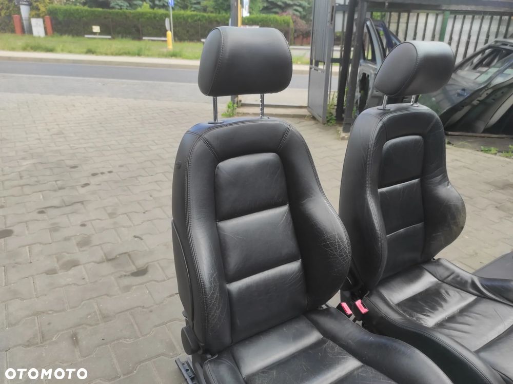 AUDI TT 8N FOTELE SKÓRZANE SKÓRA PODGRZEWANE GRZANE KANAPA TYLNA BOCZKI BOSE KOMPLET WYSYŁKA !!!! - 6