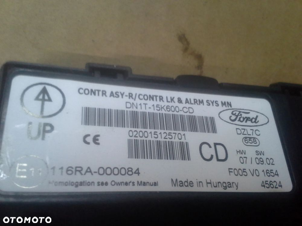 Ford Fiesta MK7 FL 1.0 EcoBoost zestaw startowy komputer 0261S11313 stacyjka immo - 8