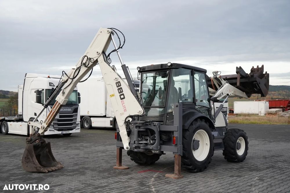 Terex 880 ELITE / BULDOEXCAVATOR / 2.500 ORE / SET CUPĂ - 4