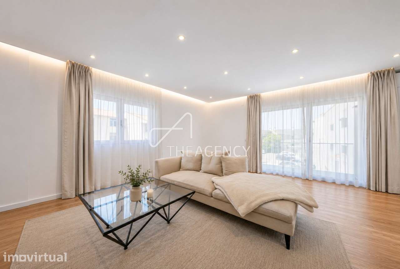 Apartamento T2 Moderno na Alapraia, Estoril | Varanda | 2 Estacionamen - Grande imagem: 2/17