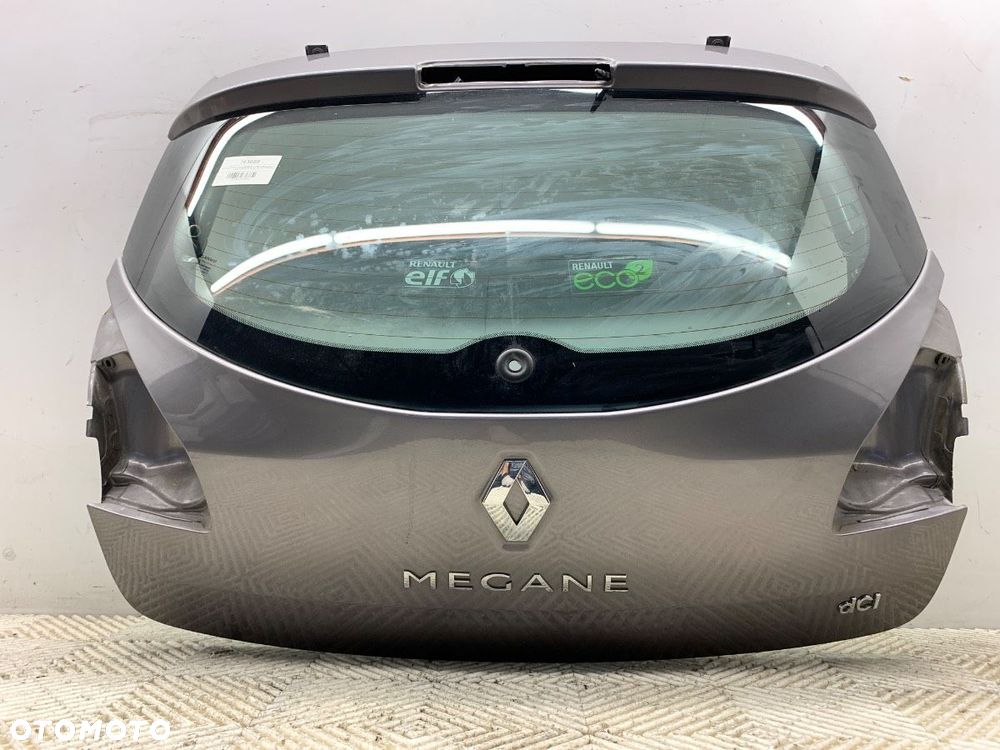 KLAPA TYŁ  RENAULT MEGANE III liftback (BZ0/1_, B3_) 2008 - 2022 1.5 dCi (BZ0C) 66 kW [90 KM] olej - 3
