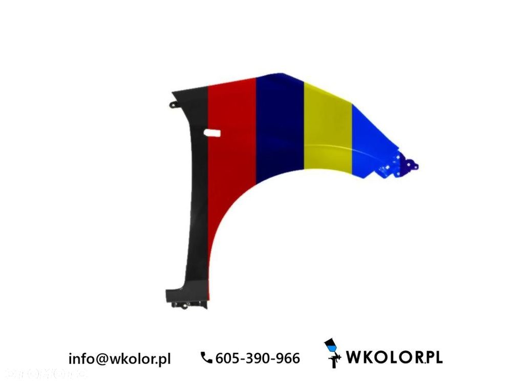 NOWY BŁOTNIK HONDA JAZZ V 2023- LAKIEROWANY W KOLOR - 1