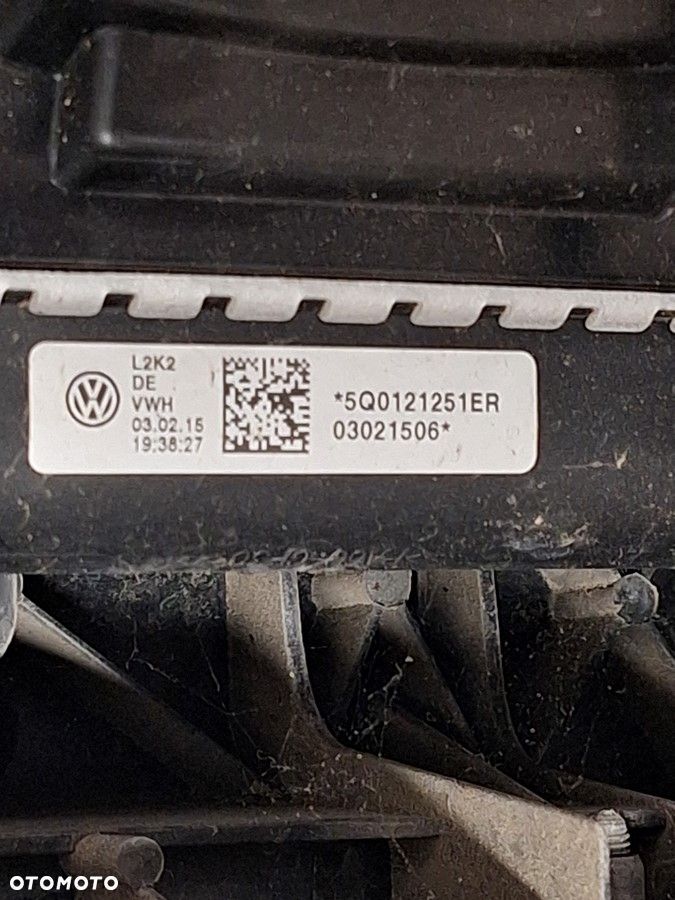 seat leon III 3 5f 2012-2020 2.0 tdi 150 km pas przedni chlodnice belka orginal demontaz - 11