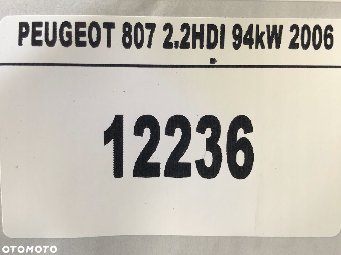 PEUGEOT 807 PHEDRA ULYSSE PAS PRZEDNI 2.2HDI - 7