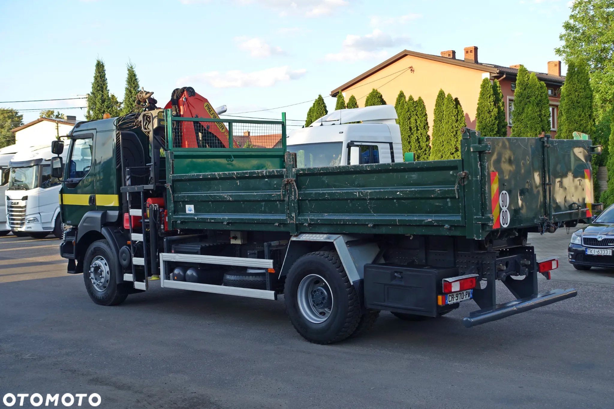 Renault KERAX 380 DXI / 2013R / WYWROTKA+HDS PALFINGER PK 13001K / NOWE OPONY / ROTATOR / ŁYŻKA / HAK / EURO 5 / SUPER STAN - 13