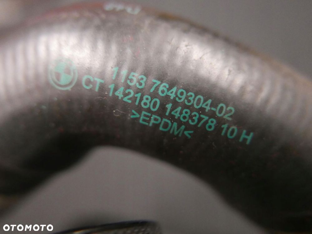 bmw x5 f15 x6 f16 przewód wąż rura wody 7649304 - 5
