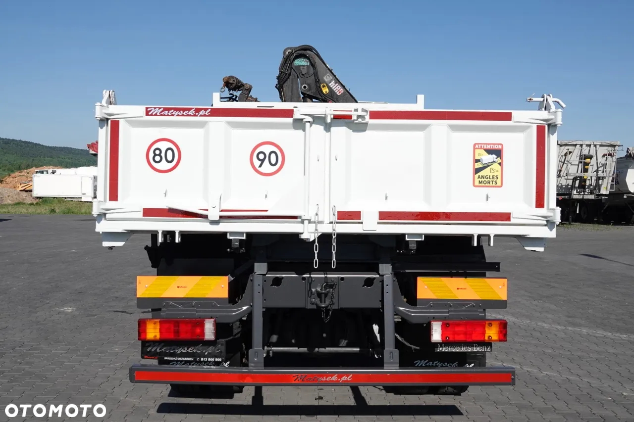 Mercedes-Benz ATEGO 16.24 / 4X4 / WYWROTKA + HDS HIAB 111 BS-2  / PILOT /  ROTATOR /MANUAL - 16