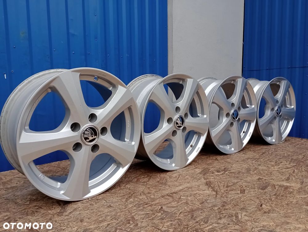 FELGI ALUMINIOWE 5x112 R16 7J ET42 57,1 SKODA OCTAVIA SUPERB VOLKSWAGEN AUDI - 2