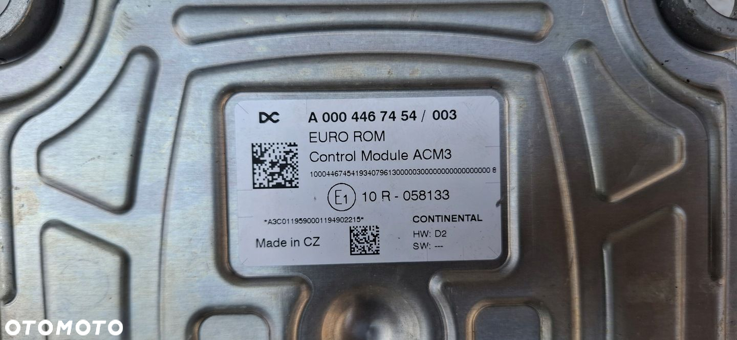 MERCEDES ACTROS MP5 moduł sterownik adblue ACM3 A0004467454 - 5