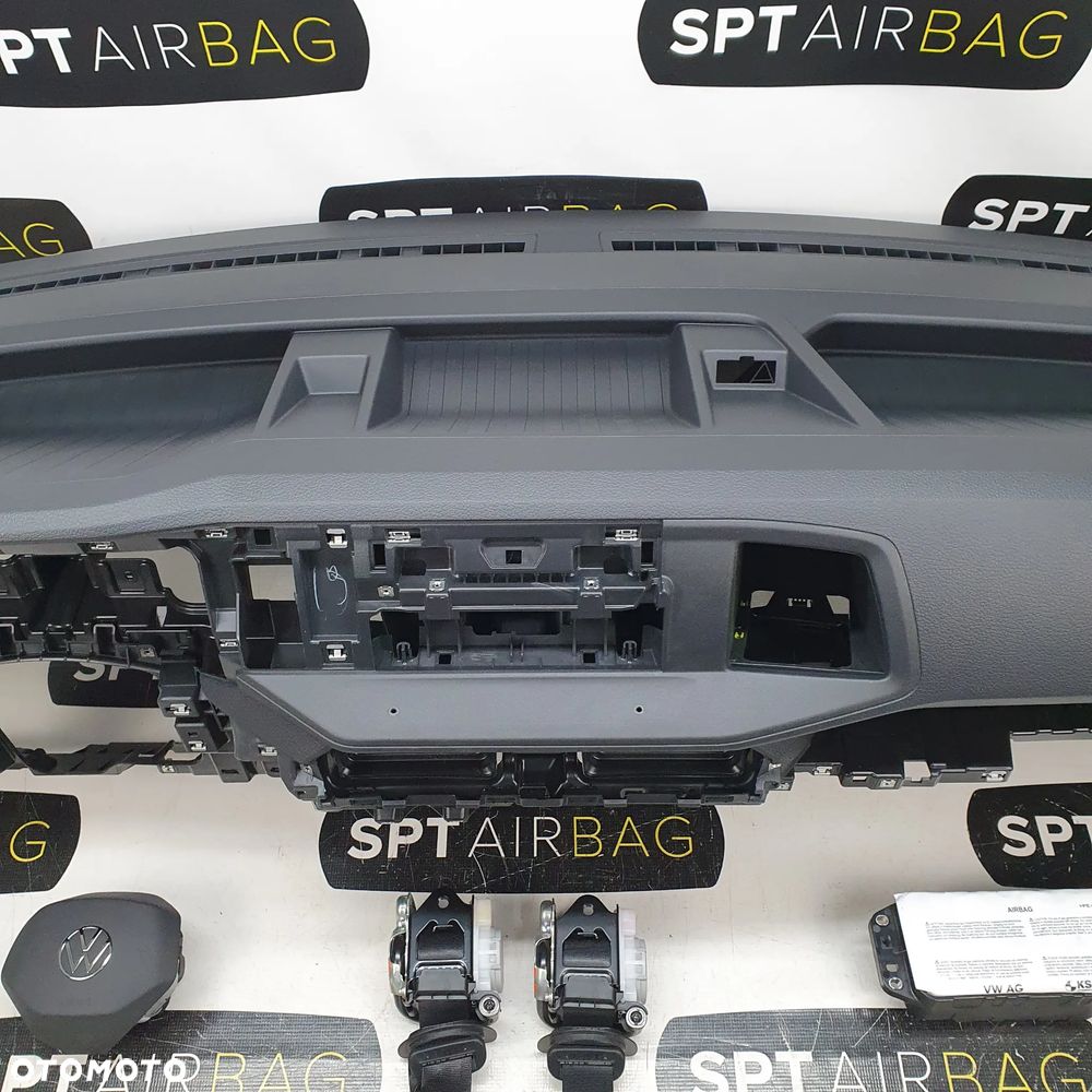 VW CRAFTER II 2 LIFT DESKA ROZDZIELCZA KONSOLA KOKPIT PULPIT PODUSZKI AIRBAG AIR BAG PASY KIT SET - 3