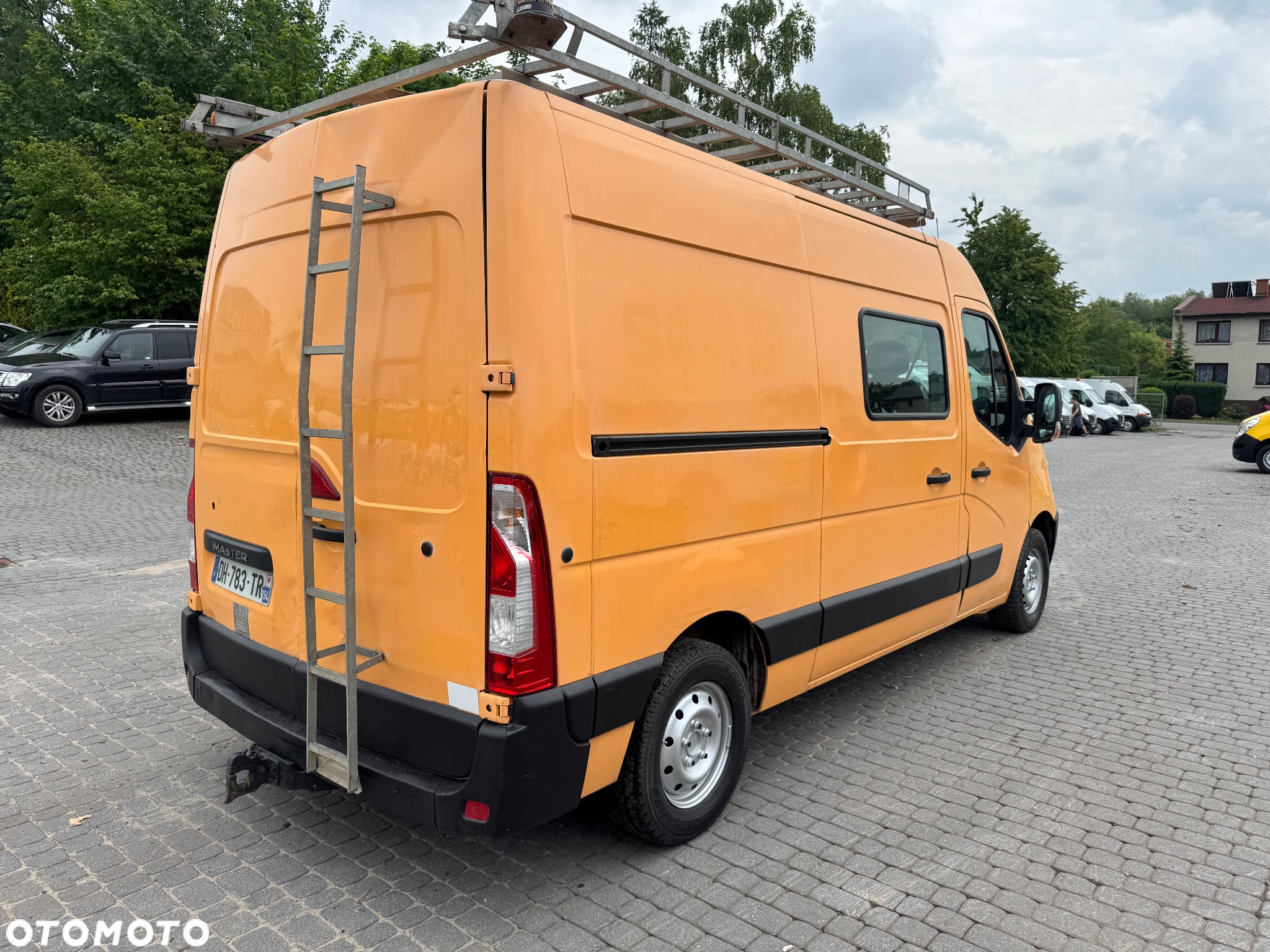 Renault Master Brygadówka 2014 r. Klima NAVI 7 Osobowy Bagażnik Dachowy Drabinka - 8