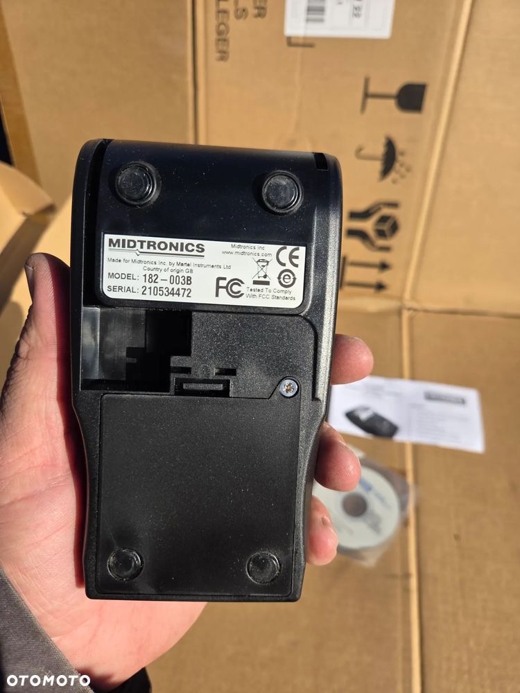 DRUKARKA DO TESTERA AKUMULATORA Baterii Citroen DS Opel Peugeot PSA 9776EK Midtronics 182-003B IR/RS232 THERMAL PRINTER - 4