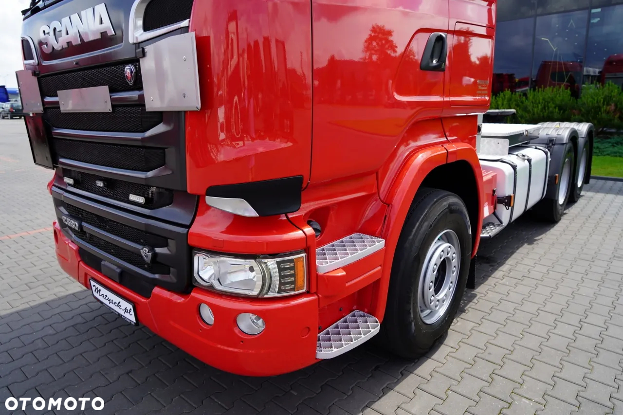 Scania R 580 / V8 / 6x4 / DMC: 150.000 KG / RETARDER / KLIMA POSTOJOWA   / PEŁNY ADR  / 3 OSIOWY CIĄGNIK SIODŁOWY / SPROWADZONY - 8