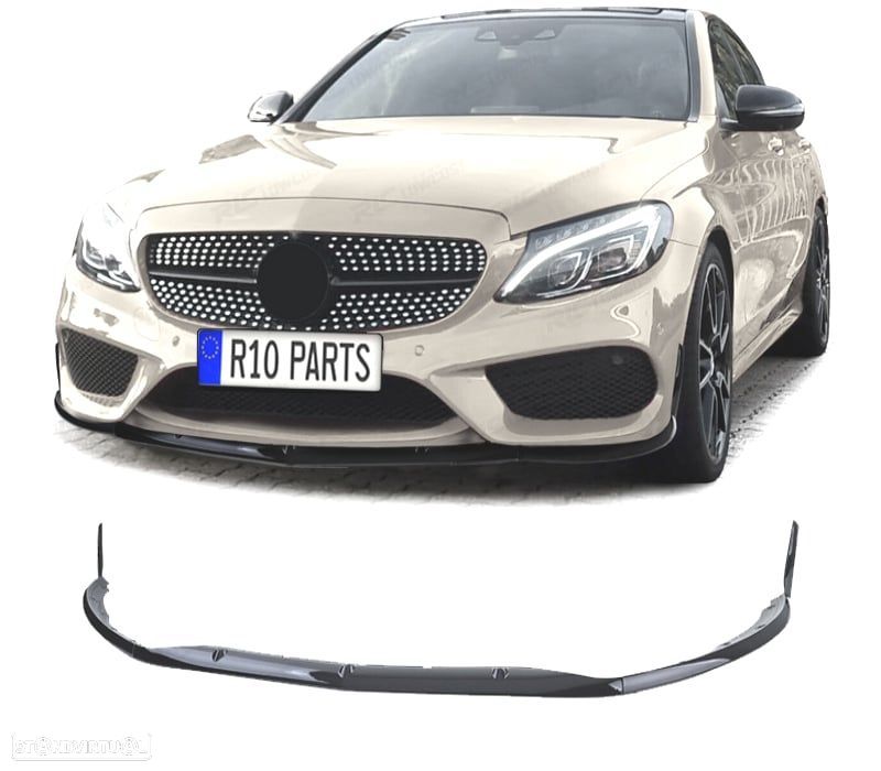 SPOILER LIP MERCEDES CLASE C W205 S205 14-21 LOOK SPORT - 1