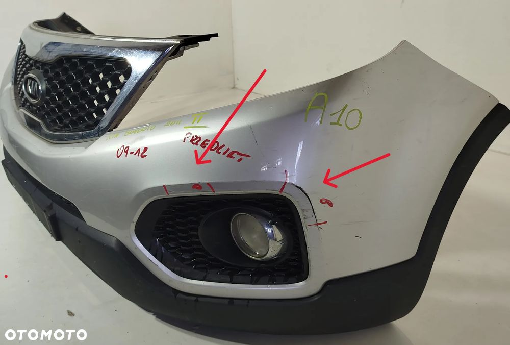 zderzak przedni przód grill KIA SORENTO II 09-12 - 2