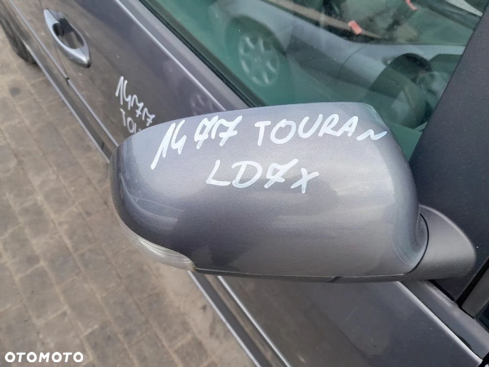 VW TOURAN LUSTERKO PRAWE PRZEDNIE PRAWY PRZÓD KOLOR: LD7X - 4