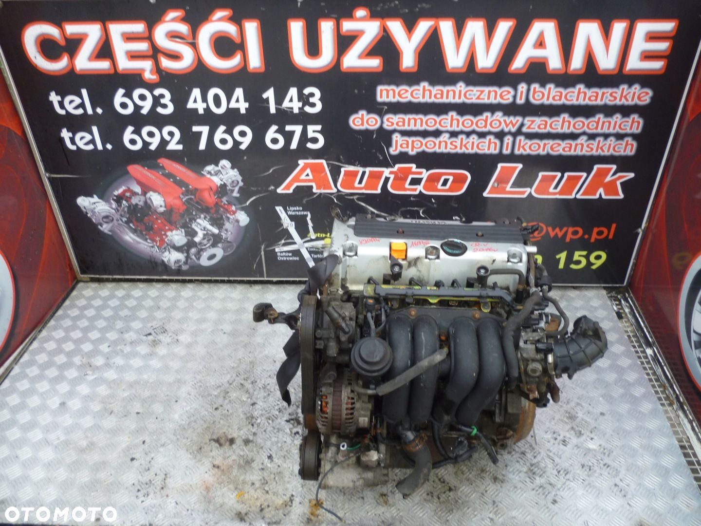 SILNIK HONDA CR-V 2.0 16V K20A4 169 TYS - 1