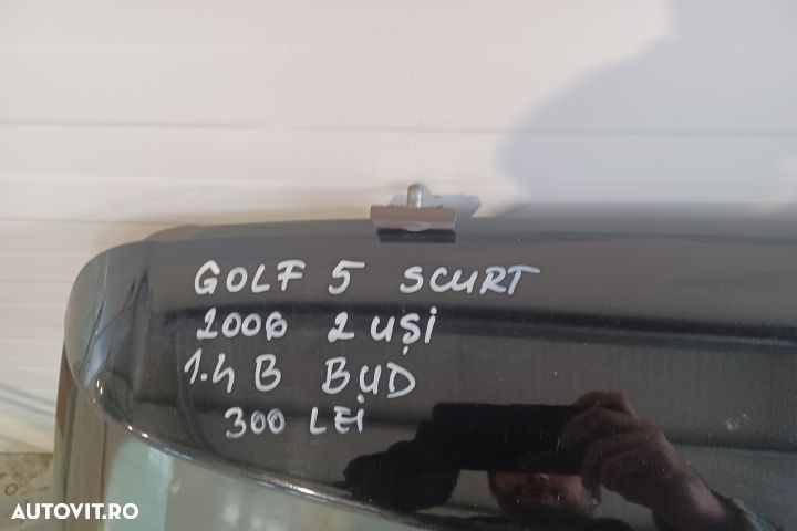 Hayon DOUA USI Volkswagen VW Golf 5 [2003 - 2009] Hatchback 3-usi 1.4 - 1